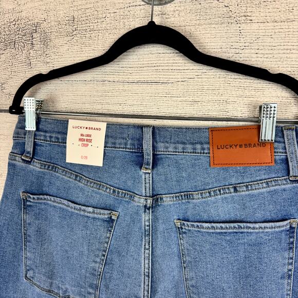 Lucky Brand Women's 90's Loose High Rise Cropped Jeans Size 8/29 - Picture 5 of 8